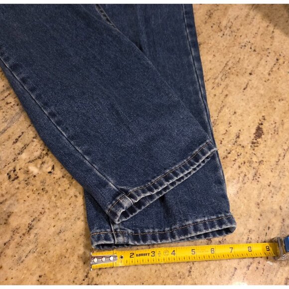 LL Bean Women's Double L Comfort Waist Size 32x28 Reg Jeans Blue Denim Hi-Rise - Picture 6 of 13